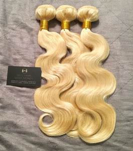 3-Bundle 9A Grade 613 Blonde Hair Deal Body Wave