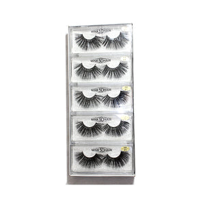 10-Pair Layered Mink Lashes- Style 3D-01