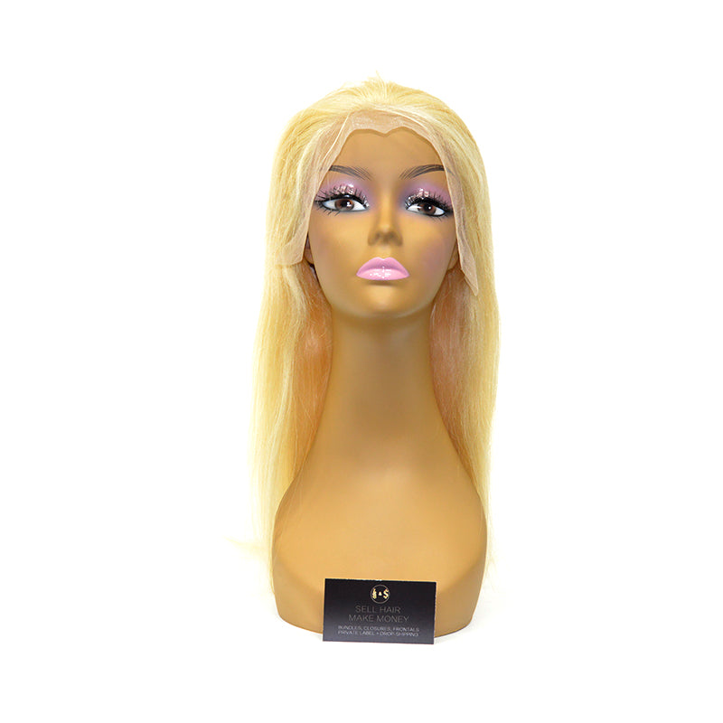9A Grade Straight Blonde Lace Frontal Wig