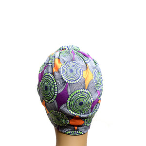 10-Pack Pre-Tied Flowery African Turban TB002