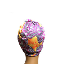 10-Pack Pre-Tied Flowery African Turban TB003