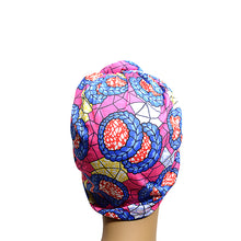 10-Pack Pre-Tied Flowery African Turban TB004