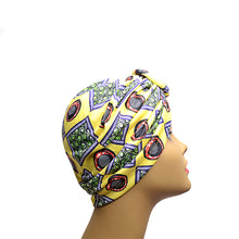 10-Pack Pre-Tied Flowery African Turban TB005
