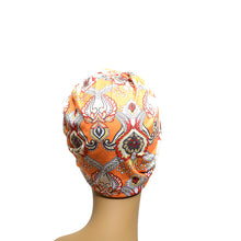 10-Pack Pre-Tied Flowery African Turban TB008