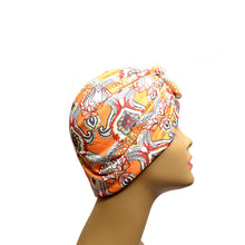 10-Pack Pre-Tied Flowery African Turban TB008