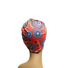 10-Pack Pre-Tied Flowery African Turban TB010