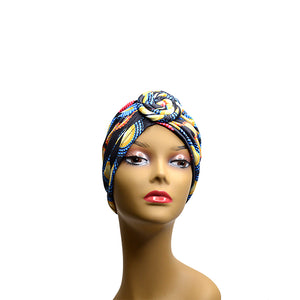 10-Pack Pre-Tied Flowery African Turban TB014 (Wholesale)