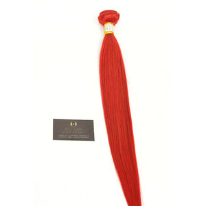 9A Grade Hot Red Hair Extensions -- Straight